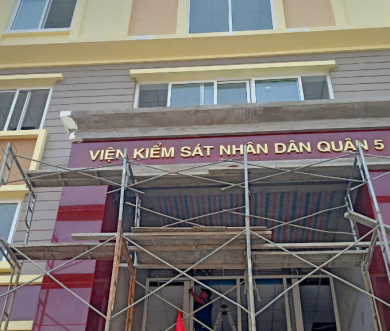 Thi Công Cổng Viện Kiểm Sát Nhân Dân 