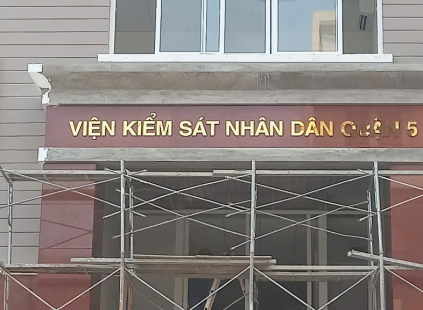 Thi Công Cổng Viện Kiểm Sát Nhân Dân 