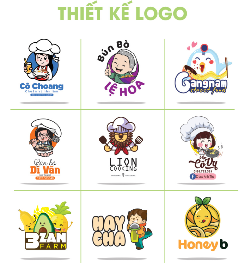 Thiết kế logo quán ăn