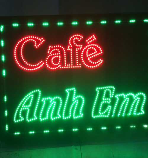 Hộp đèn neon led