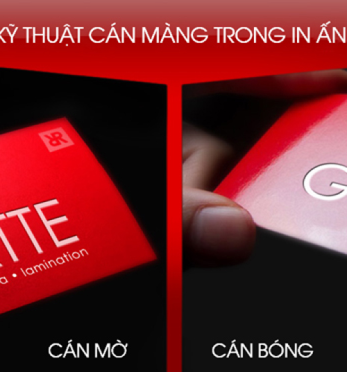 In offset + Cán Màng