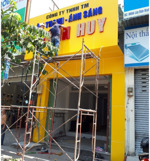Thi công biển hiệu ở Bến Cầu