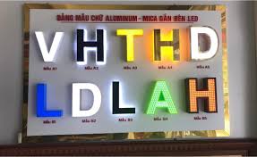 Chữ nổi mica Tây Ninh