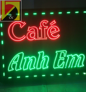 Hộp đèn neon led