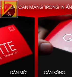 In offset + Cán Màng