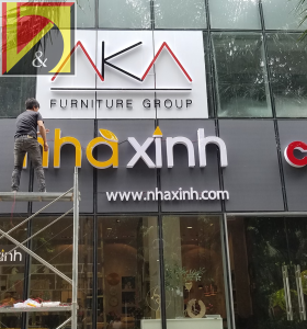 Thi công biển hiệu ở TP Tây Ninh