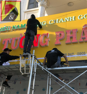 Thi công biển hiệu ở Tràng Bàng